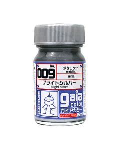 Gaia Color (15ml) 009 Bright Silver (Metallic) - Official Product Image