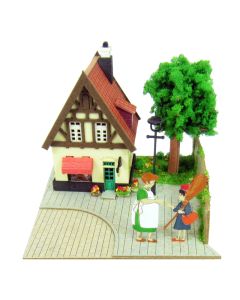 Paper Craft Miniatuart Studio Ghibli mini #07 Osono and Kiki - Official Product Image 1