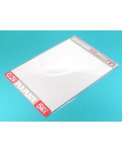 0.2mm thick B4 Clear Plastic Plate (364 x 257mm) (5 pieces) - Official Product Image