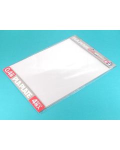 0.4mm thick B4 Clear Plastic Plate (364 x 257mm) (4 pieces) - Official Product Image
