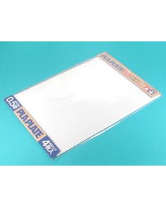 0.5mm thick B4 Plastic Plate (364 x 257mm) (4 pieces) - Official Product Image