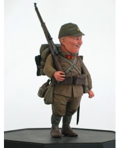 1/12? World Fighter Collection #3 WWII IJA Infantryman "First Class Private Ohshimizu" & Type 38 6.5mm Rifle - Official Product Image 1