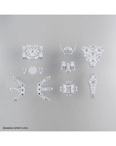 1/144 30MM Option Armor #26 for Commander Type (Rabiot Exclusive) White - Official Product Image 1