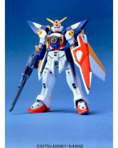 1/144 Gundam Wing WF #01 Wing Gundam with 1/35 Heero Yuy (opening pose) - Official Product Image