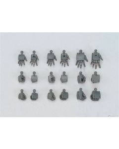 1/144 HGBC #43 Build Hands Square SML (Tentative) - Official Product Image
