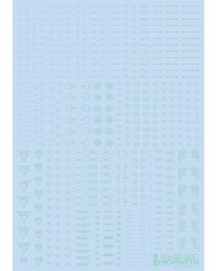 1/144 RB02 Caution Decals Pastel Mint (110mm x 156mm) (1 sheet) - Official Product Image 1