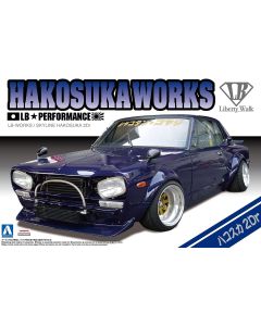 1/24 Aoshima Liberty Walk Works #04 Nissan Skyline "Hakosuka" 2DR - Official Product Image