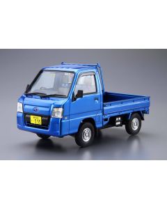 1/24 Aoshima Model Car #04 Subaru TT2 Sambar Truck WR Blue Limited 2011 - Official Product Image 1