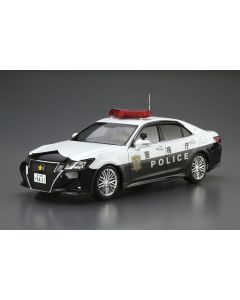 1/24 Aoshima Model Car #110 Toyota GRS214 Crown Patrol Car 2016 - Official Product Image 1