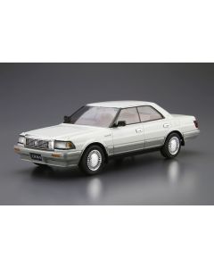 1/24 Aoshima Model Car #87 Toyota UZS131 Crown Royal Saloon G V8 1989 - Official Product Image 1