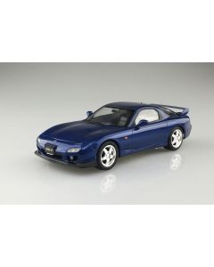 1/24 Aoshima Pre-Painted Model #SP Mazda FD3S Infini RX-7 1999 Innocent Blue Mica - Official Product Image 1