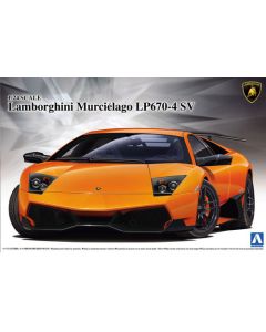 1/24 Aoshima Super Car #09 Lamborghini Murcielago LP670-4 SuperVeloce - Box Art 1