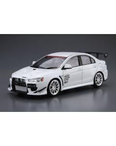 1/24 Aoshima Tuned Car #19 Mitsubishi CZ4A Lancer Evolution X 2007 C-West ver. - Official Product Image 1