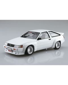 1/24 Aoshima Tuned Car #62 Toyota AE86 Corolla Levin 1983 TRD ver. - Official Product Image 1