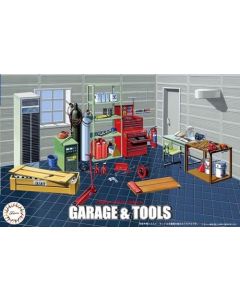 1/24 Fujimi Garage & Tools #15 Garage & Tools Set - Box Art