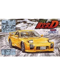 1/24 Fujimi Initial D #12 Mazda FD3S Infini RX-7 Mazdaspeed Touring Kit A-Spec Keisuke Takahashi ver. - Box Art