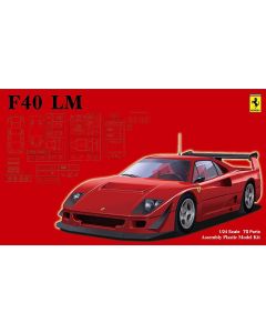 1/24 Fujimi Real Sports Car #114 Ferrari F40 LM - Box Art