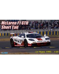 1/24 Fujimi Real Sports Car #26 McLaren F1 GTR Short Tail 1995 Le Mans 24H #49 West FM - Box Art