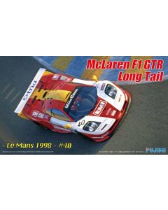 1/24 Fujimi Real Sports Car #59 McLaren F1 GTR Longtail 1998 Le Mans 24H #40 - Box Art