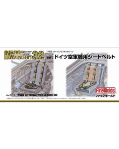 1/32 Aircraft Accessory NH1 WWII German Aircraft Seatbelt Set (ABS, for 4 seats) - Official Product Image 1