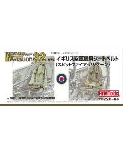 1/32 Aircraft Accessory NH6 WWII RAF Aircraft Seatbelt Set (ABS, for 2 seats) - Official Product Image 1