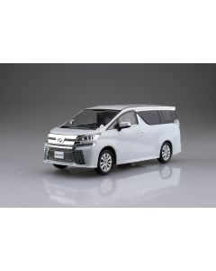 1/32 Aoshima The Snap Kit #04A Toyota Vellfire White Pearl Crystal Shine - Official Product Image 1