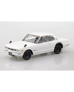 1/32 Aoshima The Snap Kit #09B Nissan Skyline 2000 GT-R White - Official Product Image 1