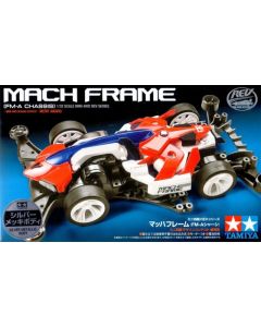 1/32 Mini 4WD REV Mach Frame Silver Metallic Body (FM-A Chassis) - Official Product Image