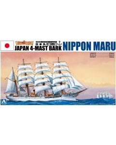 1/350 Aoshima #01 Japanese 4-Mast Bark Nippon Maru - Official Product Image