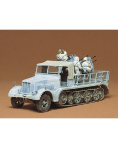 1/35 Tamiya MM #050 German 8t Half Track with 2cm Flakvierling 38 - Official Product Image