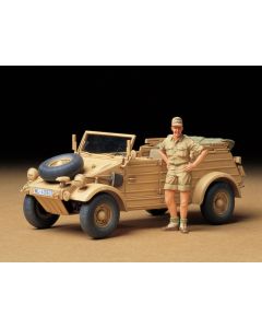 1/35 Tamiya MM #238 German Staff Car Kuebelwagen Type 82 Africa Corps - Official Product Image