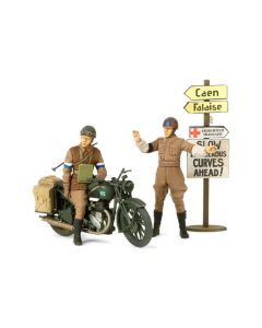 1/35 Tamiya MM #316 British BSA M20 Motorcycle with Military Police Set - Official Product Image 1