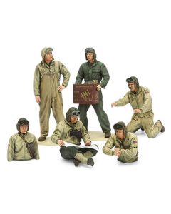 1/35 Tamiya MM #347 WWII U.S. Tank Crew Set European Theater - Official Product Image 1
