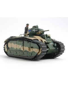 1/35 Tamiya Motorized French Medium Tank B1 bis (with Single Motor) - Official Product Image 1