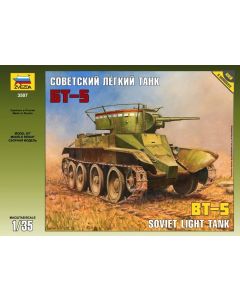 1/35 Zvezda #3507 Soviet Light Tank BT-5 - Box Art