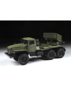 1/35 Zvezda #3655 Russian Truck-Mounted Multiple Rocket Launcher BM-21 "Grad" - Official Product Image 1