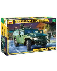 1/35 Zvezda #3668 Russian Armored Vehicle GAZ-233014 "Tigr" - Box Art 1