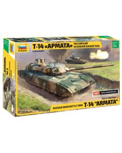 1/35 Zvezda #3670 Russian Main Battle Tank T-14 "Armata" - Box Art 1