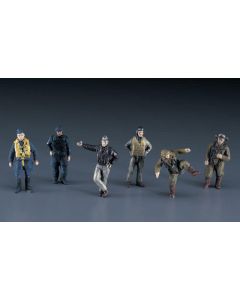 1/72 Aircraft Accessory X72-8 WWII Pilot Figure Set (Japanese, German, U.S. and British Pilot Figures) - Official Product Image