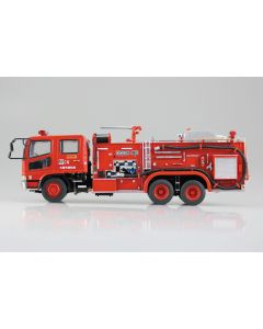 1/72 Aoshima Working Vehicle #01 Chemical Fire Pumper Truck (Osaka Municipal Fire Department) - Official Product Image 1