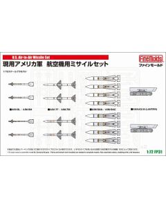 1/72 Finemolds FP31 U.S. Air-to-air Missile Set - Official Product Image 1