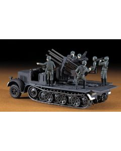 1/72 Hasegawa MT14 German 8t Half Track with 2cm Flakvierling - Official Product Image