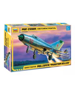 1/72 Zvezda #7202 Soviet Fighter Mikoyan MiG-21PFM "Phantom Killer" - Official Product Image
