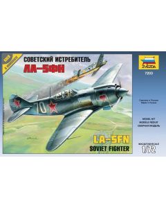1/72 Zvezda #7203 Soviet Fighter Lavochkin La-5FN - Box Art 1
