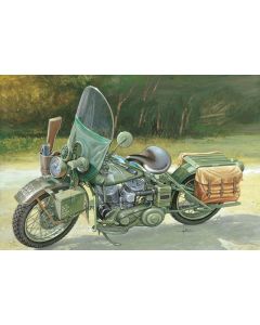 1/9 Italeri #7401 U.S. Army Motorcycle WLA 750 - Official Product Image 1