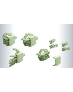 Builders Parts HD #75 MS Hand 02 (Zeon, Zaku Green) - Official Product Image 1