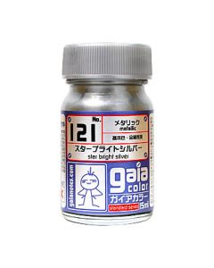 Gaia Color (15ml) 121 Star Bright Silver (Metallic) - Official Product Image