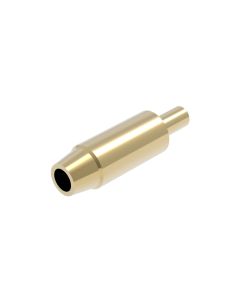 1.0mm EZ Metal Gun Muzzle Gold (1.0/0.5mm outer/inner diameter with 0.5mm peg x 2.6mm long w/o peg) (10 pieces) - Official Product Image 1