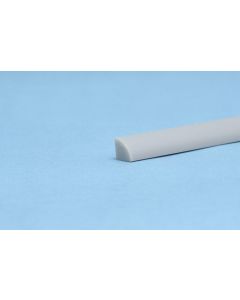 1.0mm Plastic Quadrant Bar Gray (1.0mm x 250mm long) (8 pieces) - Official Product Image 1