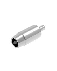 1.3mm EZ Metal Gun Muzzle Silver (1.3/0.8mm outer/inner diameter with 0.5mm peg x 2.6mm long w/o peg) (10 pieces) - Official Product Image 1